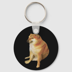 Cheems Meme Keychain