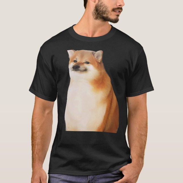 Cheems Shiba Inu Meme Doge Cheebs Bonk Dog Chems B T-Shirt (Front)