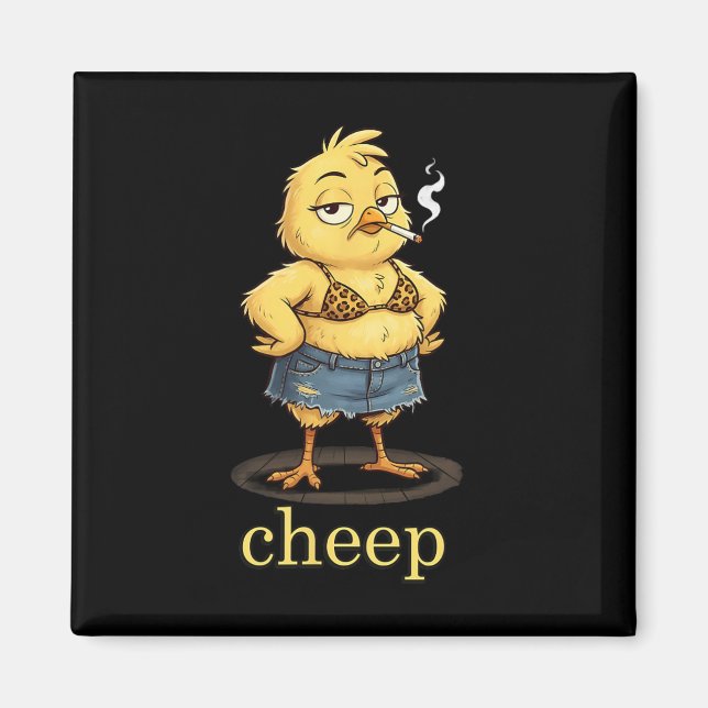 Cheep Inappropriate Easter  Magnet (Front)