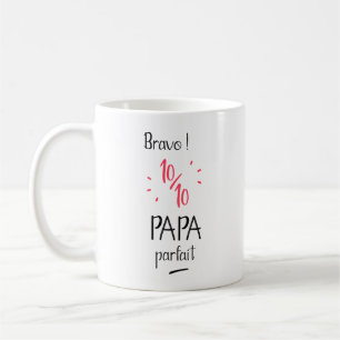 Cheer 10 out of 10 perfect dad coffee mug