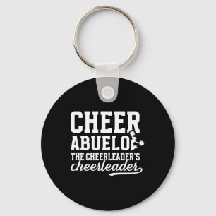 Cheer Abuelo Funny Cheerleading Abuelo Cheerleader Key Ring