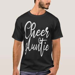 Cheer Auntie Cute Cheerleader Aunt for Women Fun C T-Shirt