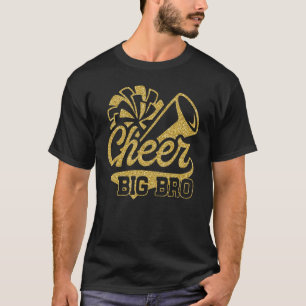 Cheer Big Bro Biggest Fan Cheerleader Father's Day T-Shirt
