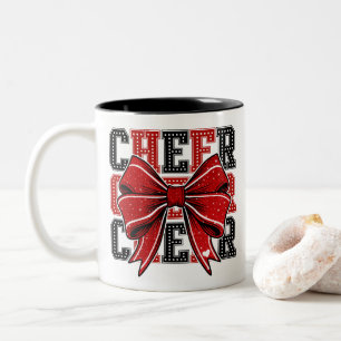 Cheer Bow Two-Tone Coffee Mug