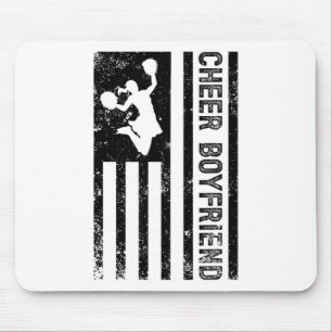 Cheer Boyfriend Us Flag Boyfriend Of A Cheerleader Mouse Mat