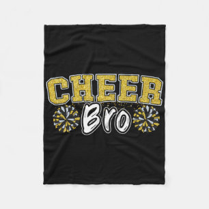 Cheer Bro My Favorite Cheerleader Calls Me Brother Fleece Blanket