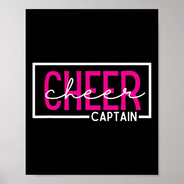 Cheer Captain Cheerleading  Poster (Front)