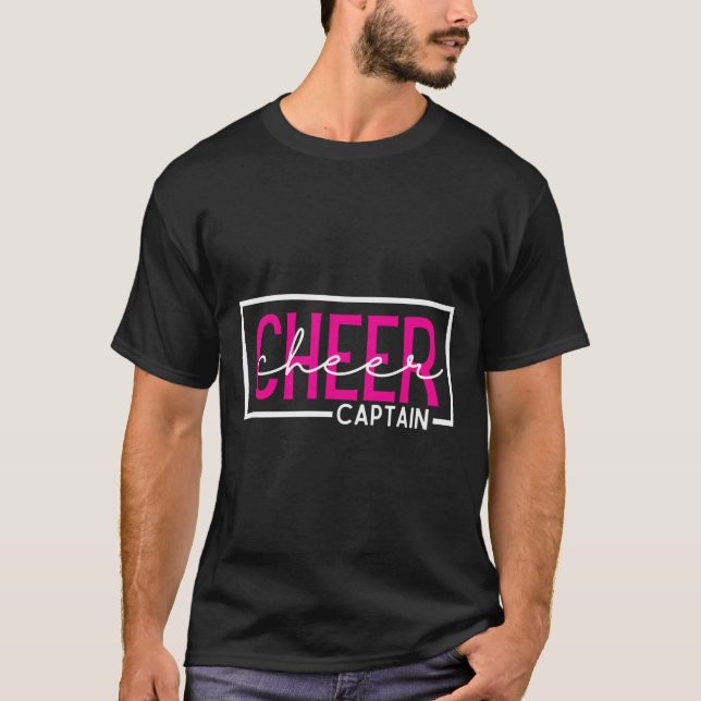 Cheer Captain Cheerleading  T-Shirt (Front)