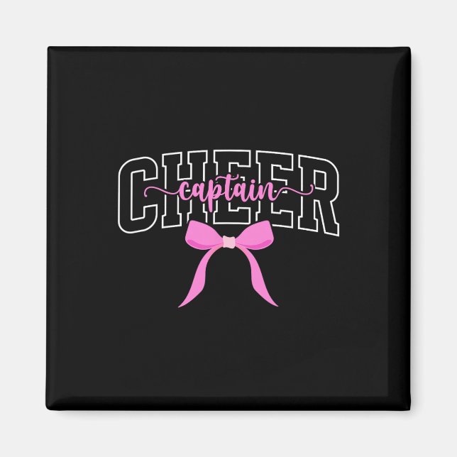 Cheer Captain Coquette Cheerleader Captain  Magnet (Front)