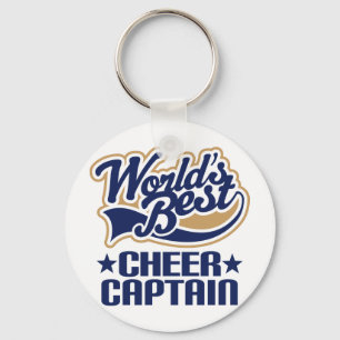 Cheer Captain Gift Key Ring