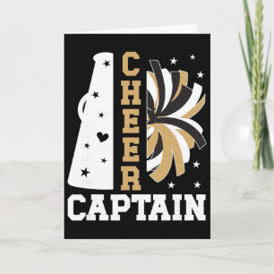 Cheer Captain Proud Cheerleader Captain Card