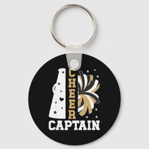 Cheer Captain Proud Cheerleader Captain  Key Ring