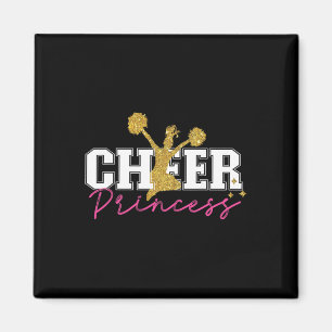 Cheer Cheerleader Girls Hs0 Black Princess Cheerle Magnet