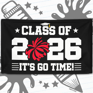 Cheer Cheerleader Graduation Class of 2026 Senior Banner