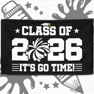 Cheer Cheerleader Graduation Class of 2026 Senior Banner