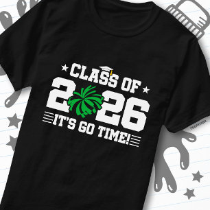 Cheer Cheerleader Graduation Class of 2026 Senior T-Shirt