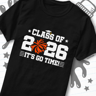 Cheer Cheerleader Graduation Class of 2026 Senior T-Shirt