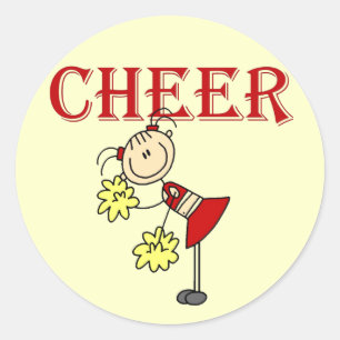 CHEER Cheerleader Stickers