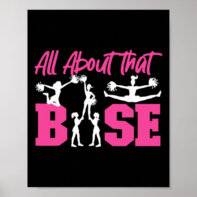 Cheer Cheerleading All About That Se  Poster (Front)