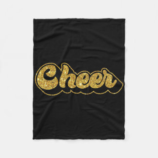 Cheer Cheerleading Cheer  Fleece Blanket