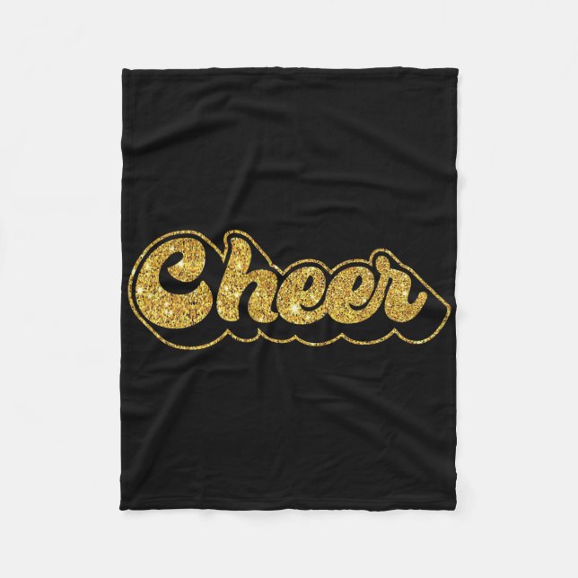 Cheer Cheerleading Cheer  Fleece Blanket (Front)