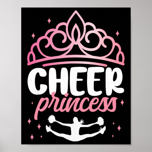 Cheer Cheerleading Cheer Princess  Poster (Front)