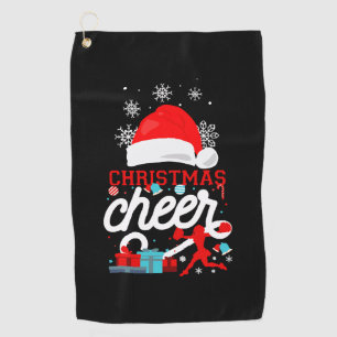 Cheer Cheerleading Christmas Cheer Golf Towel