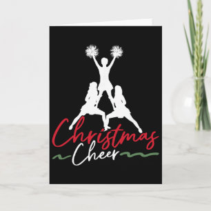 Cheer Cheerleading Christmas Christmas Cheer _1 Card