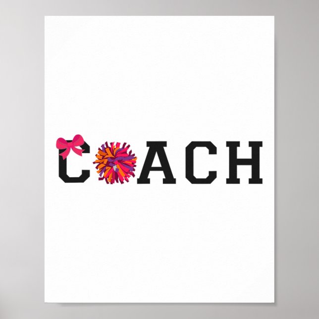 Cheer Cheerleading Coach Coach _2  Poster (Front)