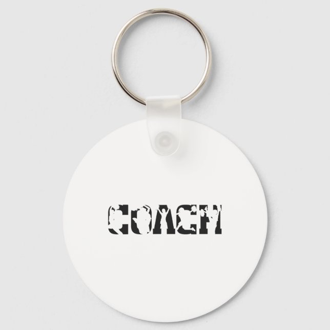 Cheer Cheerleading Coach Coach _3  Key Ring (Front)