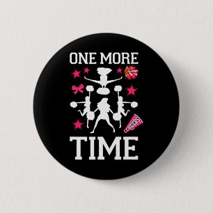 Cheer Cheerleading Coach One More Time _1 6 Cm Round Badge