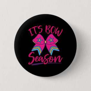 Cheer Cheerleading Coquette Bow Competition Team S 6 Cm Round Badge