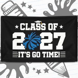 Cheer Cheerleading Graduation Senior Class of 2027 Banner