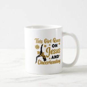 Cheer Cheerleading Jesus Faith Christian This Girl Coffee Mug