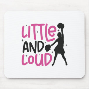 Cheer Cheerleading Little And Loud Mouse Mat