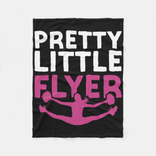 Cheer Cheerleading Pretty Little Flyer _2  Fleece Blanket