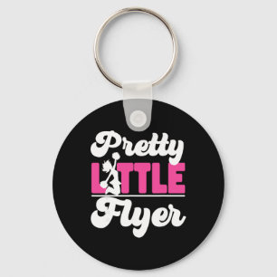 Cheer Cheerleading Pretty Little Flyer Key Ring