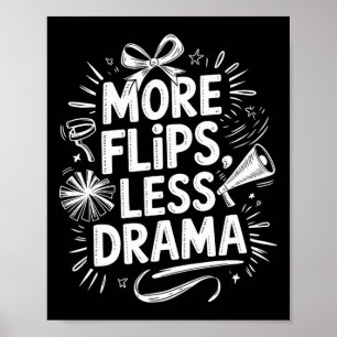 Cheer Cheerleading Quote For Cheerer Cheering Chee Poster