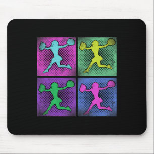 Cheer Cheerleading Retro Vintage 80s 90s Mouse Mat