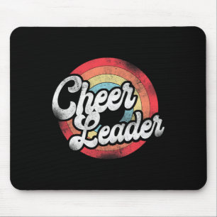 Cheer Cheerleading Retro Vintage Cheer Leader  Mouse Mat