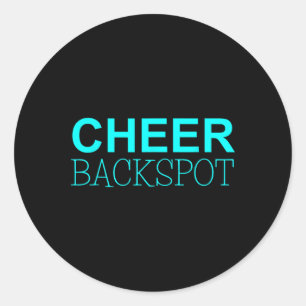 Cheer Ckspot Cheerleading Classic Round Sticker