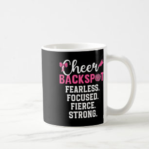 Cheer Ckspot Fearless Focused Fierce Cheerleading Coffee Mug