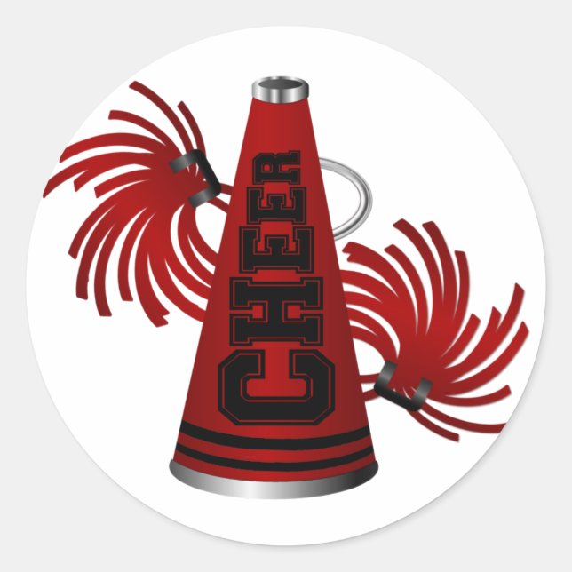Cheer Classic Round Sticker (Front)