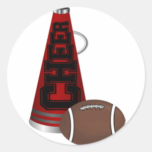 Cheer Classic Round Sticker