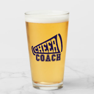 Cheer Coach Beer Glass