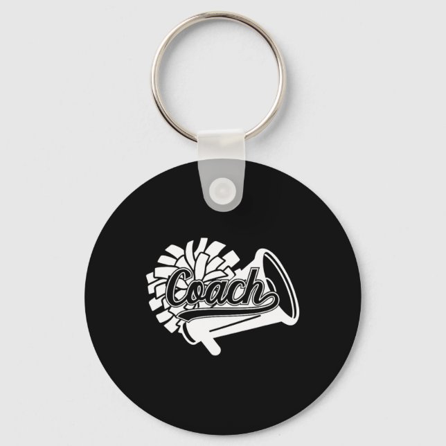 Cheer Coach Best Cheerleading Coach Appreciation  Key Ring (Front)