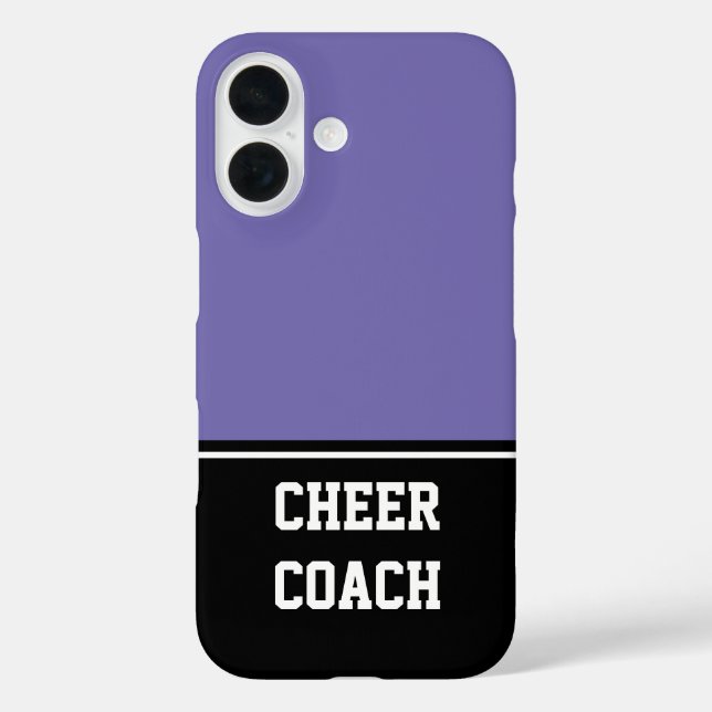 Cheer Coach Case-Mate iPhone 16 Case (Back)