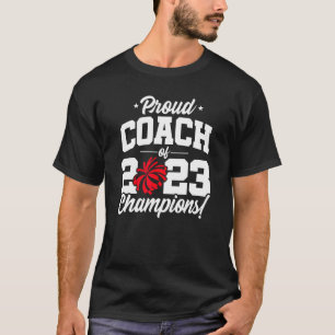 Cheer Coach  Champions 2023  School Cheerleading C T-Shirt