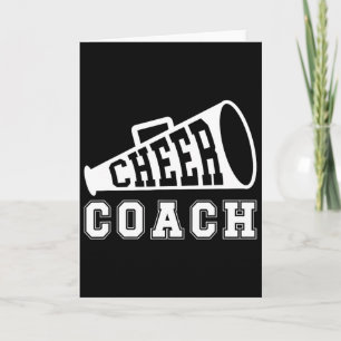 Cheer Coach Cheerleader Coach Appreciation _2 Card