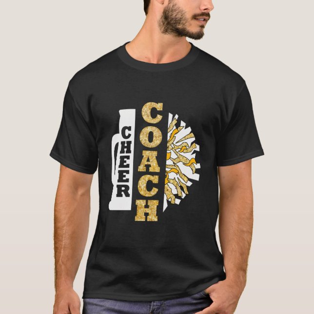 Cheer Coach Cheerleader Coach Cheerleading Coach T-Shirt (Front)